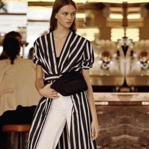 Sandro Carl Striped Midi Dress